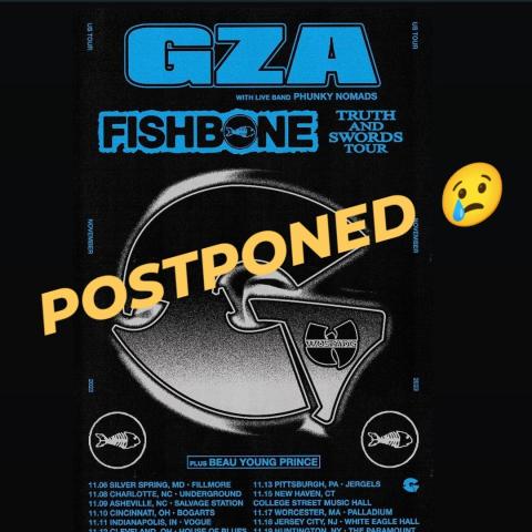Tour postponed